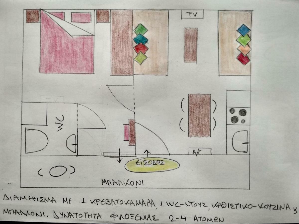 Apartament Possidi Kouslaka Zewnętrze zdjęcie